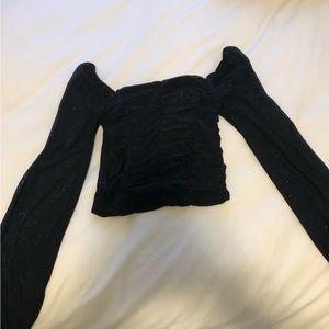 Urban Behavior small sparkly going out top in black